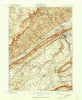 Bellefonte Pennsylvania Historical topographic map, 1:62500 scale, 15 X 15 Minute, Year 1908