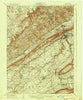 Bellefonte Pennsylvania Historical topographic map, 1:62500 scale, 15 X 15 Minute, Year 1909
