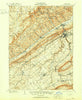 Bellefonte Pennsylvania Historical topographic map, 1:62500 scale, 15 X 15 Minute, Year 1909