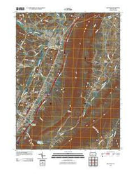 Bellwood Pennsylvania Historical topographic map, 1:24000 scale, 7.5 X 7.5 Minute, Year 2010