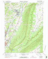 Bellwood Pennsylvania Historical topographic map, 1:24000 scale, 7.5 X 7.5 Minute, Year 1963