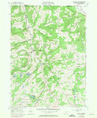 Bentley Creek Pennsylvania Historical topographic map, 1:24000 scale, 7.5 X 7.5 Minute, Year 1957