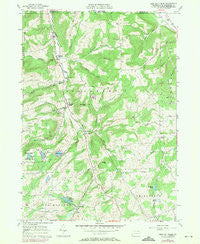 Bentley Creek Pennsylvania Historical topographic map, 1:24000 scale, 7.5 X 7.5 Minute, Year 1957