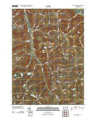 Bentley Creek Pennsylvania Historical topographic map, 1:24000 scale, 7.5 X 7.5 Minute, Year 2010