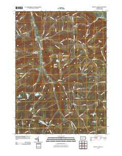 Bentley Creek Pennsylvania Historical topographic map, 1:24000 scale, 7.5 X 7.5 Minute, Year 2010