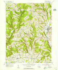 Benton Pennsylvania Historical topographic map, 1:24000 scale, 7.5 X 7.5 Minute, Year 1953