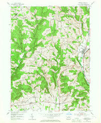 Benton Pennsylvania Historical topographic map, 1:24000 scale, 7.5 X 7.5 Minute, Year 1953