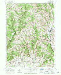 Benton Pennsylvania Historical topographic map, 1:24000 scale, 7.5 X 7.5 Minute, Year 1953