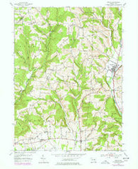 Benton Pennsylvania Historical topographic map, 1:24000 scale, 7.5 X 7.5 Minute, Year 1953
