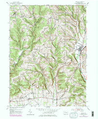Benton Pennsylvania Historical topographic map, 1:24000 scale, 7.5 X 7.5 Minute, Year 1953