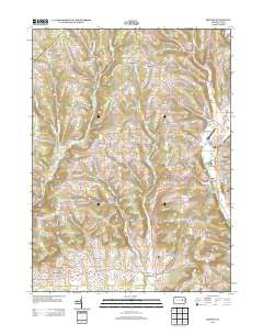 Benton Pennsylvania Historical topographic map, 1:24000 scale, 7.5 X 7.5 Minute, Year 2013