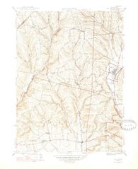 Benton Pennsylvania Historical topographic map, 1:31680 scale, 7.5 X 7.5 Minute, Year 1947
