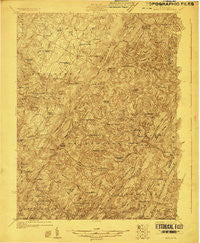 Berlin Pennsylvania Historical topographic map, 1:48000 scale, 15 X 15 Minute, Year 1923
