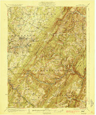Berlin Pennsylvania Historical topographic map, 1:62500 scale, 15 X 15 Minute, Year 1929