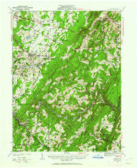 Berlin Pennsylvania Historical topographic map, 1:62500 scale, 15 X 15 Minute, Year 1923