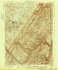 Berlin Pennsylvania Historical topographic map, 1:62500 scale, 15 X 15 Minute, Year 1929
