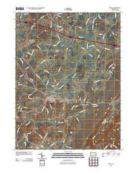 Berlin Pennsylvania Historical topographic map, 1:24000 scale, 7.5 X 7.5 Minute, Year 2010