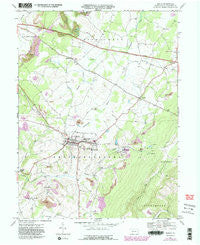 Berlin Pennsylvania Historical topographic map, 1:24000 scale, 7.5 X 7.5 Minute, Year 1967