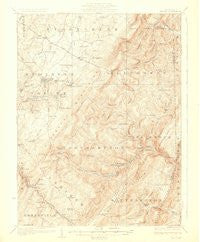 Berlin Pennsylvania Historical topographic map, 1:62500 scale, 15 X 15 Minute, Year 1929