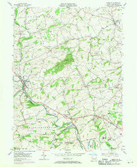 Bernville Pennsylvania Historical topographic map, 1:24000 scale, 7.5 X 7.5 Minute, Year 1955