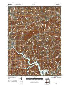 Bernville Pennsylvania Historical topographic map, 1:24000 scale, 7.5 X 7.5 Minute, Year 2010