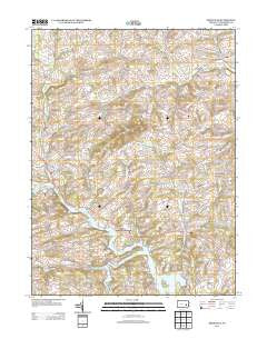 Bernville Pennsylvania Historical topographic map, 1:24000 scale, 7.5 X 7.5 Minute, Year 2013