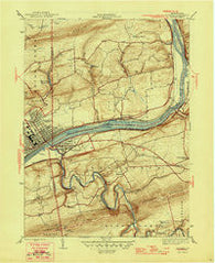 Berwick Pennsylvania Historical topographic map, 1:31680 scale, 7.5 X 7.5 Minute, Year 1946