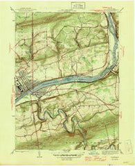 Berwick Pennsylvania Historical topographic map, 1:31680 scale, 7.5 X 7.5 Minute, Year 1946