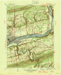 Berwick Pennsylvania Historical topographic map, 1:31680 scale, 7.5 X 7.5 Minute, Year 1946