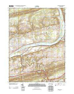 Berwick Pennsylvania Historical topographic map, 1:24000 scale, 7.5 X 7.5 Minute, Year 2013