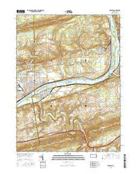 Berwick Pennsylvania Current topographic map, 1:24000 scale, 7.5 X 7.5 Minute, Year 2016
