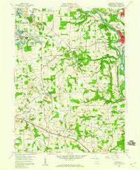 Bessemer Pennsylvania Historical topographic map, 1:24000 scale, 7.5 X 7.5 Minute, Year 1958