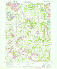 Bessemer Pennsylvania Historical topographic map, 1:24000 scale, 7.5 X 7.5 Minute, Year 1958