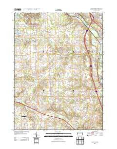 Bessemer Pennsylvania Historical topographic map, 1:24000 scale, 7.5 X 7.5 Minute, Year 2013
