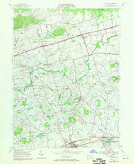 Bethel Pennsylvania Historical topographic map, 1:24000 scale, 7.5 X 7.5 Minute, Year 1955
