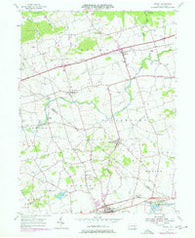 Bethel Pennsylvania Historical topographic map, 1:24000 scale, 7.5 X 7.5 Minute, Year 1955