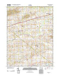 Bethel Pennsylvania Historical topographic map, 1:24000 scale, 7.5 X 7.5 Minute, Year 2013