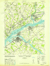 Beverly New Jersey Historical topographic map, 1:24000 scale, 7.5 X 7.5 Minute, Year 1947