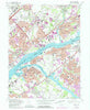 Beverly New Jersey Historical topographic map, 1:24000 scale, 7.5 X 7.5 Minute, Year 1966