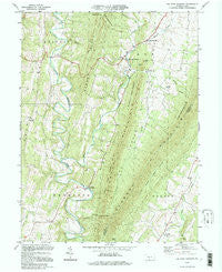 Big Cove Tannery Pennsylvania Historical topographic map, 1:24000 scale, 7.5 X 7.5 Minute, Year 1994