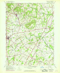 Biglerville Pennsylvania Historical topographic map, 1:24000 scale, 7.5 X 7.5 Minute, Year 1944