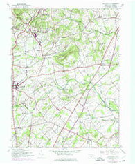 Biglerville Pennsylvania Historical topographic map, 1:24000 scale, 7.5 X 7.5 Minute, Year 1944