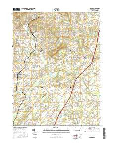 Biglerville Pennsylvania Current topographic map, 1:24000 scale, 7.5 X 7.5 Minute, Year 2016