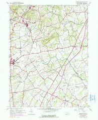 Biglerville Pennsylvania Historical topographic map, 1:24000 scale, 7.5 X 7.5 Minute, Year 1944