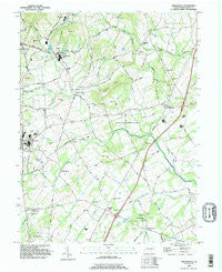 Biglerville Pennsylvania Historical topographic map, 1:24000 scale, 7.5 X 7.5 Minute, Year 1990