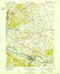 Birdsboro Pennsylvania Historical topographic map, 1:24000 scale, 7.5 X 7.5 Minute, Year 1950