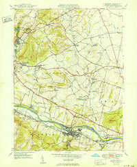 Birdsboro Pennsylvania Historical topographic map, 1:24000 scale, 7.5 X 7.5 Minute, Year 1950