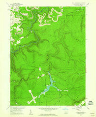 Black Moshannon Pennsylvania Historical topographic map, 1:24000 scale, 7.5 X 7.5 Minute, Year 1959