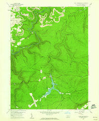 Black Moshannon Pennsylvania Historical topographic map, 1:24000 scale, 7.5 X 7.5 Minute, Year 1959