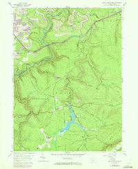 Black Moshannon Pennsylvania Historical topographic map, 1:24000 scale, 7.5 X 7.5 Minute, Year 1959